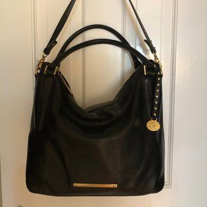 Brahmin Black double handled "hobo"